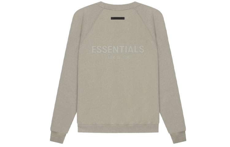 Fear of God SS21 Moss Logo Pullover Crewneck Heavyweight Sweatshirt Unisex FOG-SS21-580