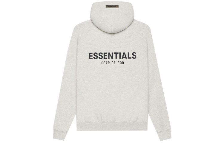 FOG SS21 Pullover Hoodie Light Heather Oatmeal Unisex Fleece Sweatshirt FOG-SS21-593