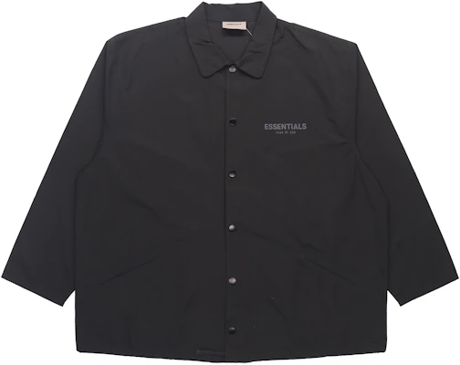 Fear of God SS21 Stretch Limo Black Jaket Coaches Unisex Heavyweight Classic FOG-SS21-628 Buy Fear of God SS21 Stretch Limo Black Jaket Coaches Unisex Heavyweight Classic FOG-SS21-628