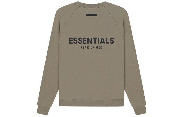 FOG SS21 Taupe Pull-Over Crewneck Heavyweight Sweatshirt Unisex Winter Style FOG-SS21-591