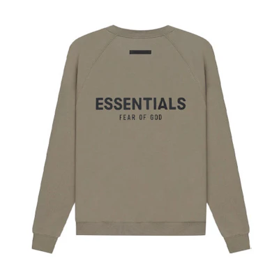 FOG SS21 Taupe Pull-Over Crewneck Heavyweight Sweatshirt Unisex Winter Style FOG-SS21-591