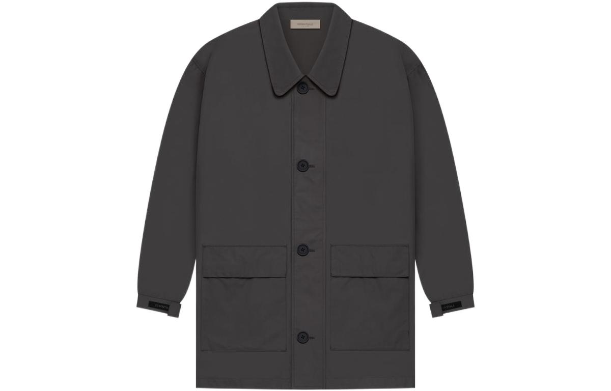 FOG SS22 Barn Jacket Iron Heavyweight Windproof Jacket Unisex Black Iron FOG-SS22-239