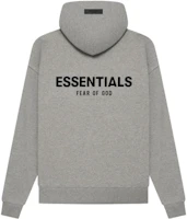 Fear of God SS22 Dark Oatmeal Hoodie Mens Flocked Logo Heavyweight Sweatshirt FOG-SS22-946 Fear of God SS22 Dark Oatmeal Hoodie Mens Flocked Logo Heavyweight Sweatshirt FOG-SS22-946