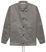 Fear of God SS22 Desert Taupe Coaches Jacket Neutral Logo Windbreaker Jacket FOG-SS22-268 Fear of God SS22 Desert Taupe Coaches Jacket Neutral Logo Windbreaker Jacket FOG-SS22-268