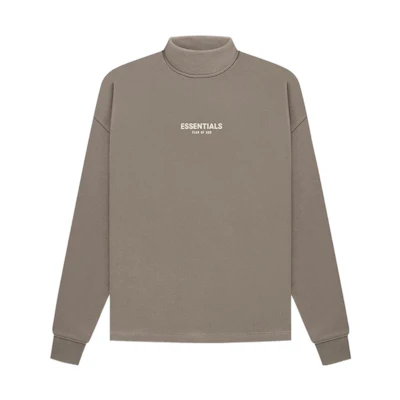 FOG SS22 Desert Taupe Logo Pullover Heavyweight Sweatshirt - Gray Taupe FOG-SS22-093
