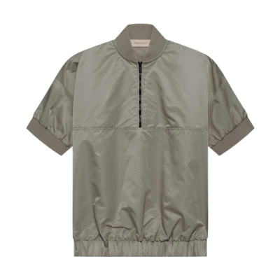 FOG SS22 Half Zip Pullover Jacket Desert Taupe Gray-Brown FOG-SS22-244