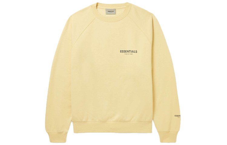 FOG SS22 Heavyweight Pullover Sweatshirt Cream Unisex FOG-SS22-007