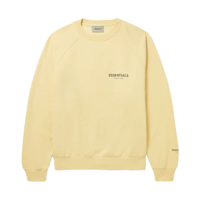 FOG SS22 Heavyweight Pullover Sweatshirt Cream Unisex FOG-SS22-007