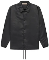 Fear of God SS22 Iron Coaches Jacket Black - Logo Button-Up Heavyweight Menswear FOG-SS22-132 Fear of God SS22 Iron Coaches Jacket Black - Logo Button-Up Heavyweight Menswear FOG-SS22-132