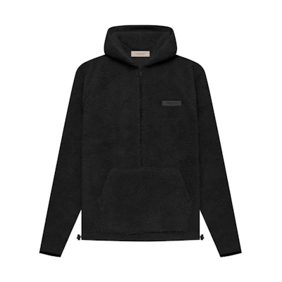 FOG SS22 Iron Heavyweight Fleece Zip Hoodie - Black Iron Colorway FOG-SS22-396
