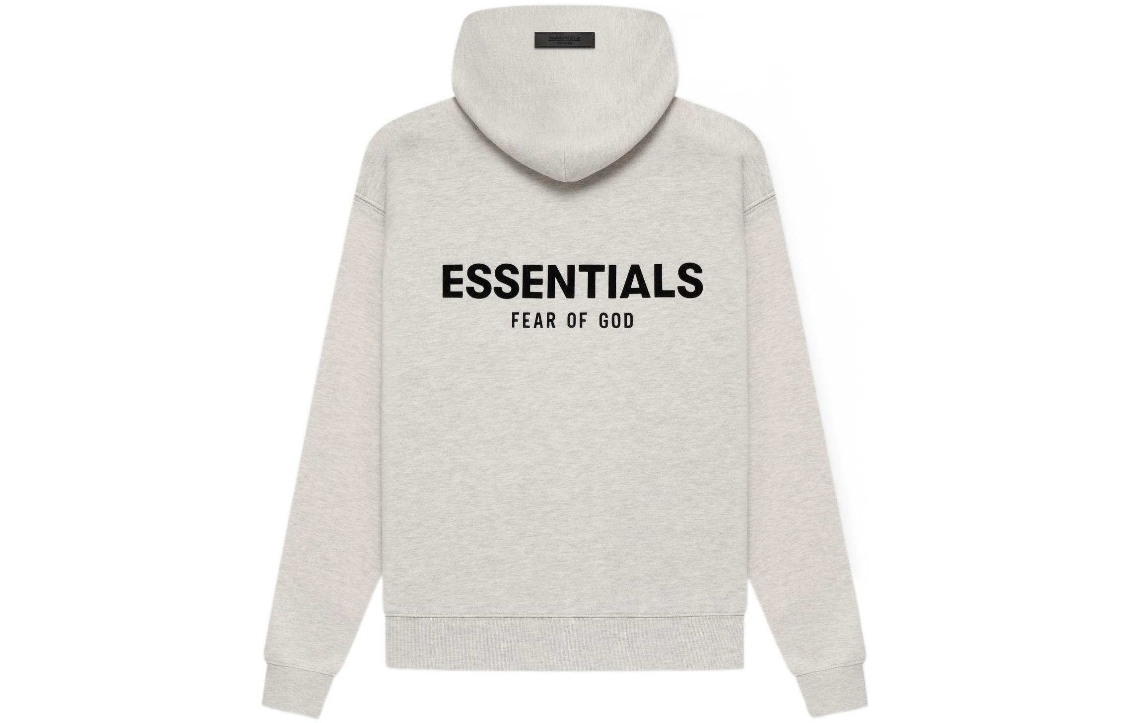 FOG SS22 Light Oatmeal Logo Pullover Heavyweight Hoodie - FOG-SS22-601