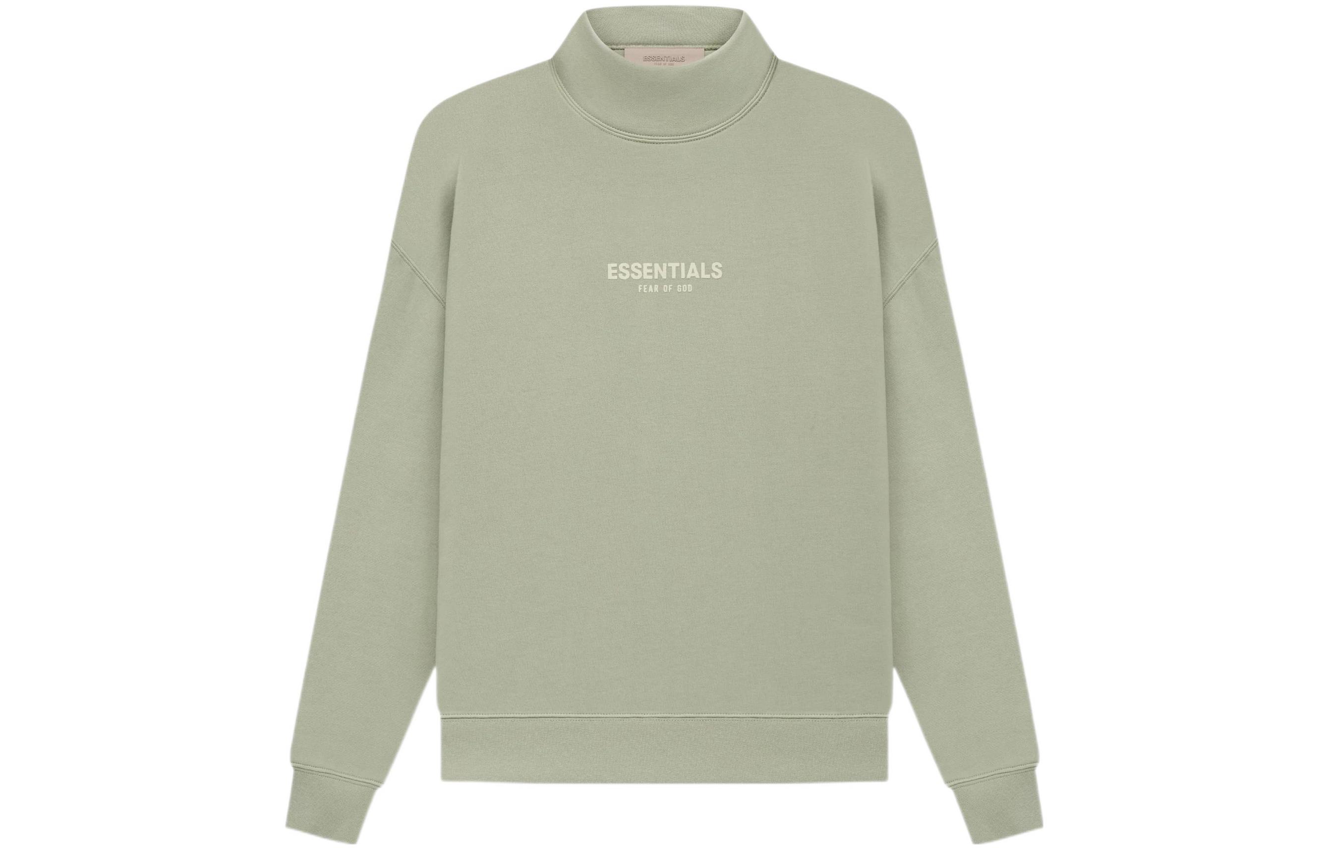 FOG SS22 Mockneck Seafoam Pullover Fleece Sweatshirt Grey-Green Men’s FOG-SS22-128
