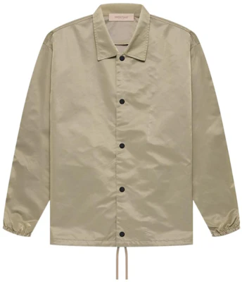 Fear of God SS22 橡木色教练夹克徽标纽扣防风外套 - 男女通用 FOG-SS22-079 Buy Fear of God SS22 橡木色教练夹克徽标纽扣防风外套 - 男女通用 FOG-SS22-079