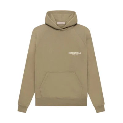 FOG SS22 Oak Flocked Lettering Pullover Hoodie Unisex Oak Brown FOG-SS22-855