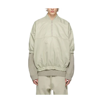 FOG SS22 Oversized Baseball Jacket Green-Grey Menswear FOG-SS22-580