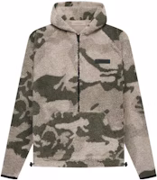 Fear of God SS22 Polar Fleece Half Zip Hoodie Camouflage Heavyweight Sweater FOG-SS22-402 Fear of God SS22 Polar Fleece Half Zip Hoodie Camouflage Heavyweight Sweater FOG-SS22-402