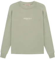Fear of God SS22 Relaxed Crewneck Seafoam Heavyweight Sweatshirt Grey-Green FOG-SS22-145 Fear of God SS22 Relaxed Crewneck Seafoam Heavyweight Sweatshirt Grey-Green FOG-SS22-145