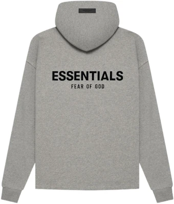 Fear of God SS22 Relaxed Hoodie Dark Oatmeal Flocked Logo Pullover Unisex FOG-SS22-608 Buy Fear of God SS22 Relaxed Hoodie Dark Oatmeal Flocked Logo Pullover Unisex FOG-SS22-608
