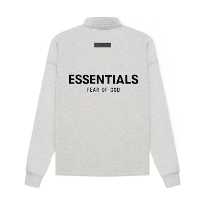 FOG SS22 Relaxed Mockneck Pullover Sweatshirt Light Oatmeal Menswear FOG-SS22-603