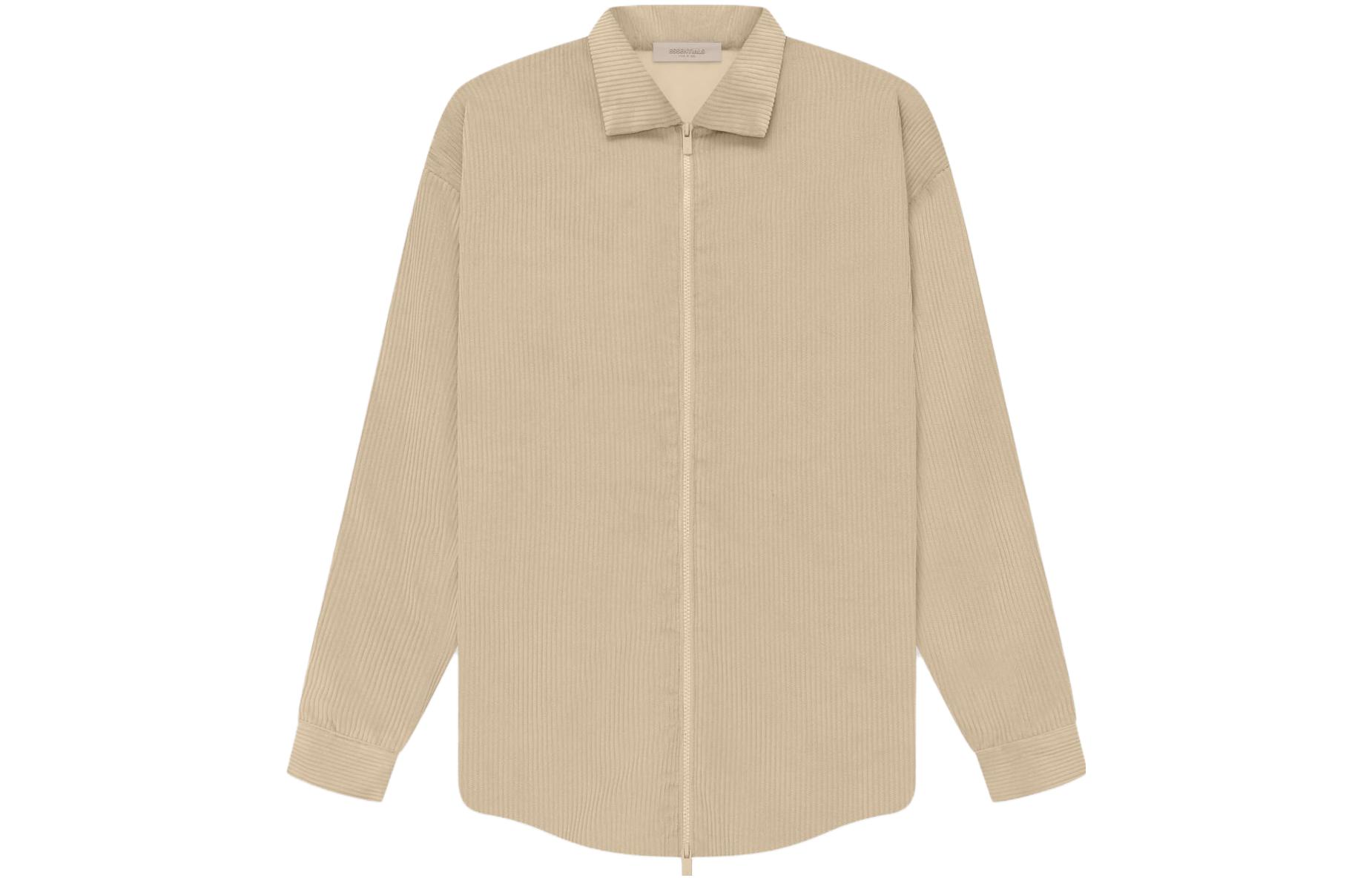 FOG SS23 Corduroy Fleece-Lined Zip Shirt Jacket - Heavyweight Style FOG-SS23-044