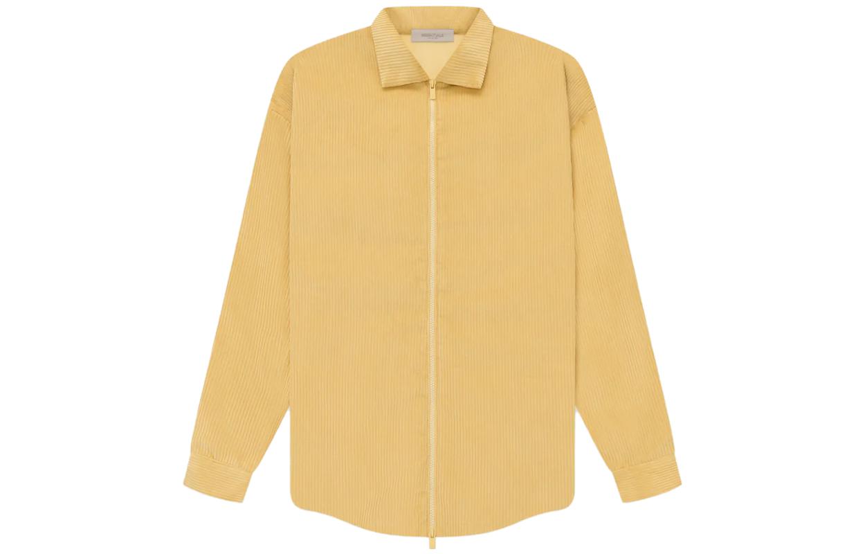 Fear of God SS23 Corduroy Shirt Jacket Light Tuscan Yellow Heavyweight Style FOG-SS23-043