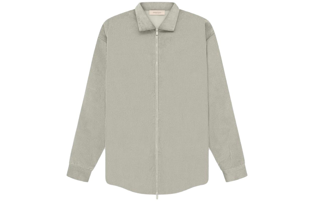 Fear of God SS23 Corduroy Shirt Jacket Seal Mens Heavyweight Gray Outerwear FOG-SS23-046