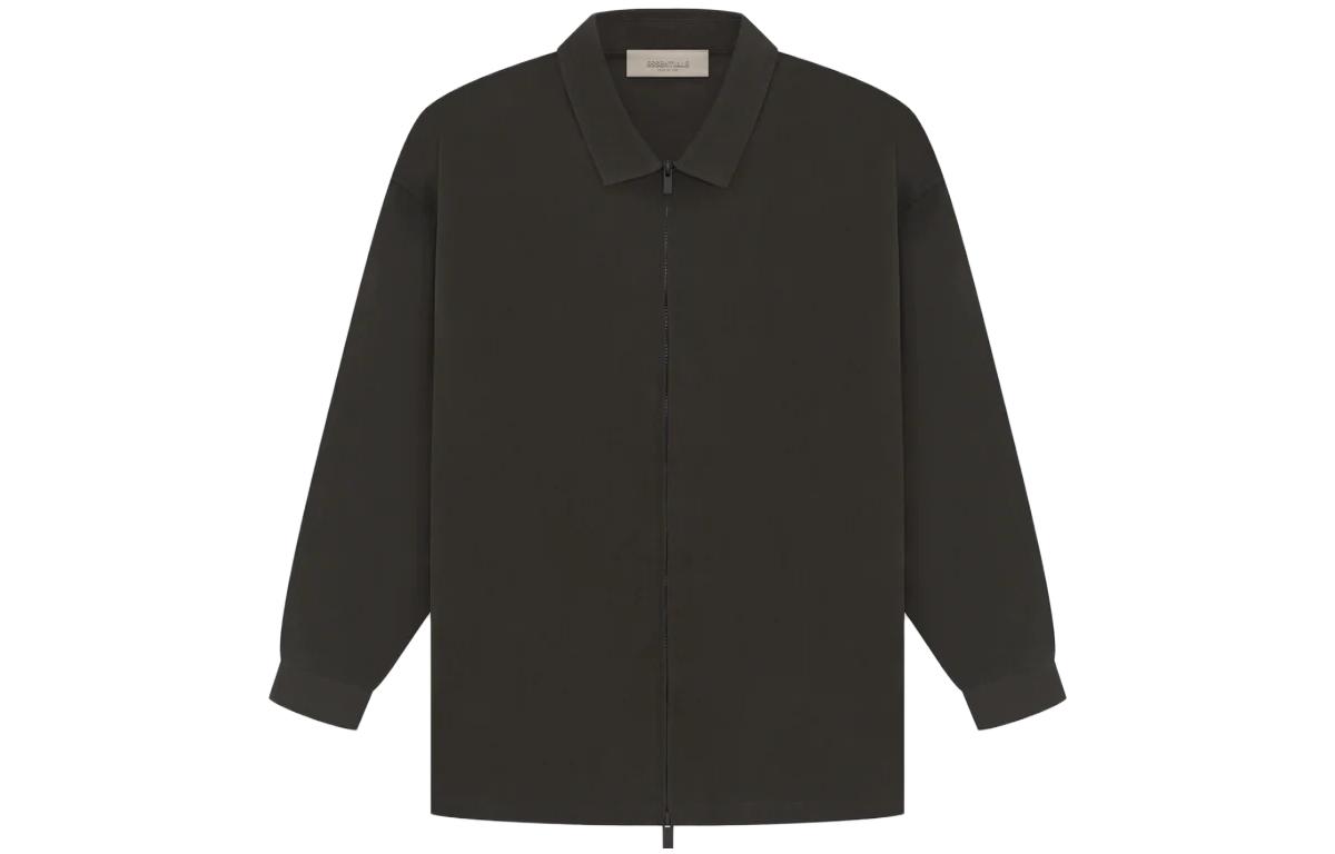 FOG SS23 Drop 2 LS Barn Jacket Off-Black Heavyweight Shirt Jacket Mens 202BT224190F