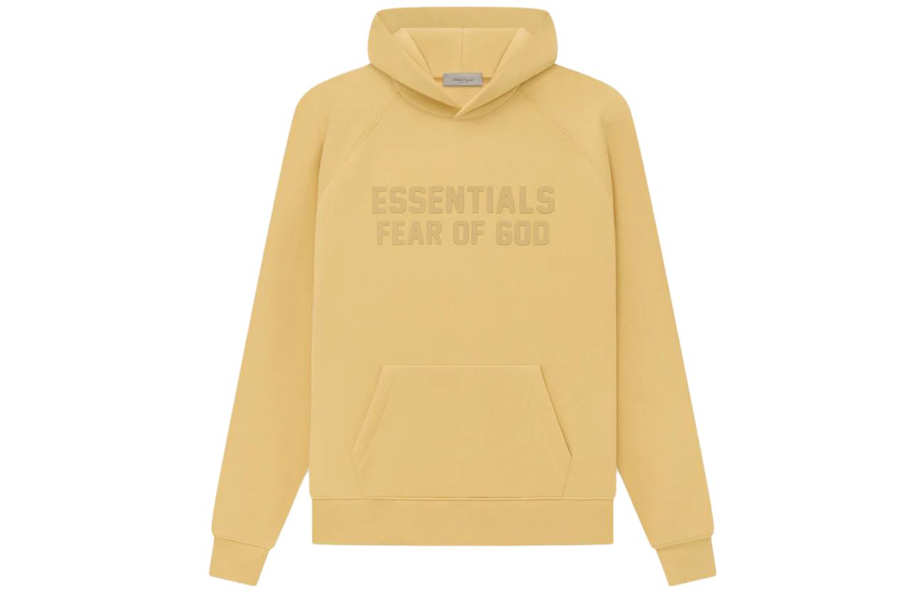 FOG SS23 Essentials Hoodie Light Tuscan Yellow Heavyweight Sweatshirt FOG-SS23-003