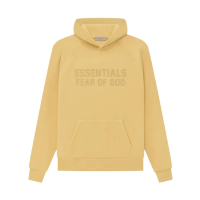 FOG SS23 Essentials Hoodie Light Tuscan Yellow Heavyweight Sweatshirt FOG-SS23-003