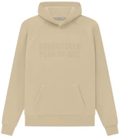 Fear of God SS23 Essentials Hoodie Sand Logo Print Heavyweight - Sand White FOG-SS23-004 Fear of God SS23 Essentials Hoodie Sand Logo Print Heavyweight - Sand White FOG-SS23-004