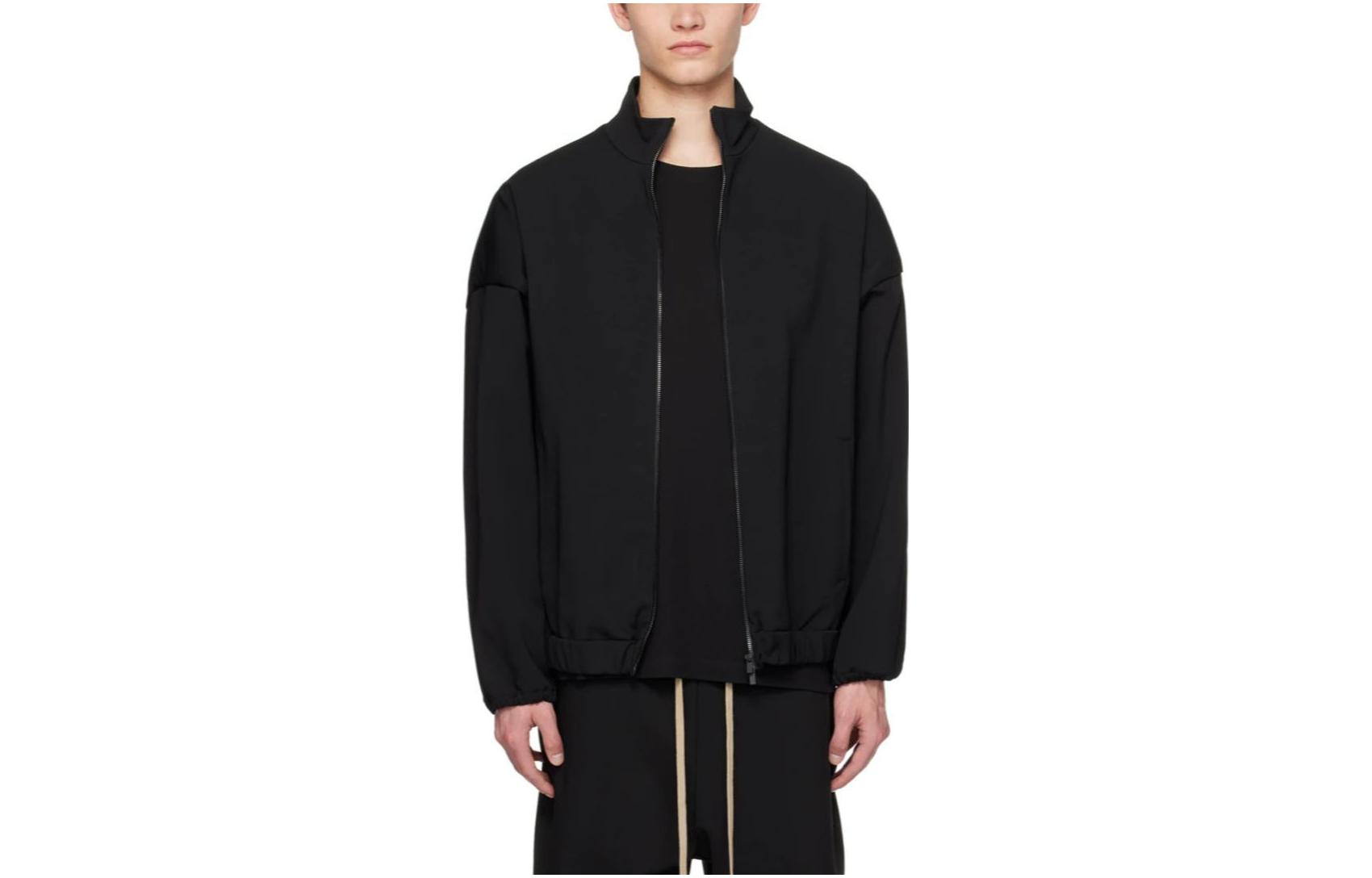 FOG SS23 Eterna Stretch Jersey Jacket Black Long Sleeve Jacket FOG-SS23-818