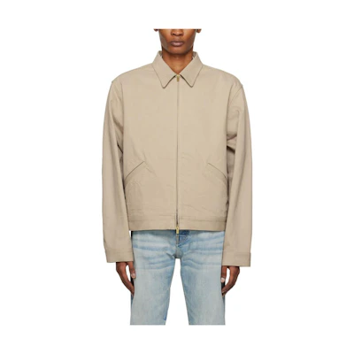FOG SS23 Eternal Cotton 14oz Denim Jacket Dusty Beige Mens Long Sleeve FOG-SS23-821