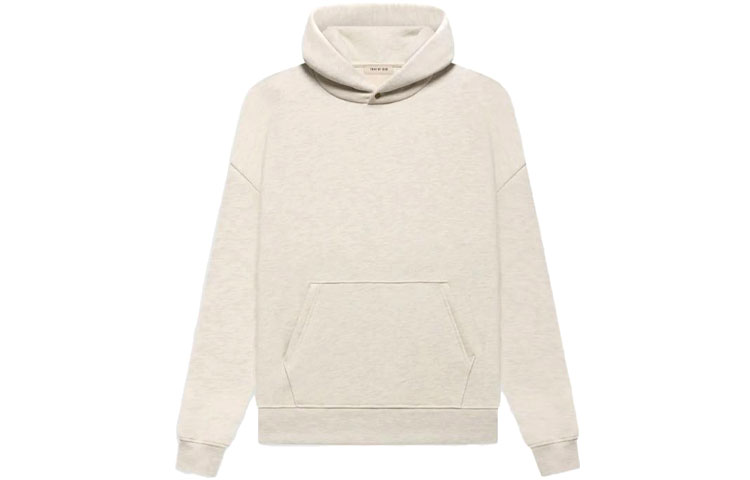 FOG SS23 ETERNAL Fleece Pullover Hoodie Light Oatmeal Unisex Casual FOG-SS23-718