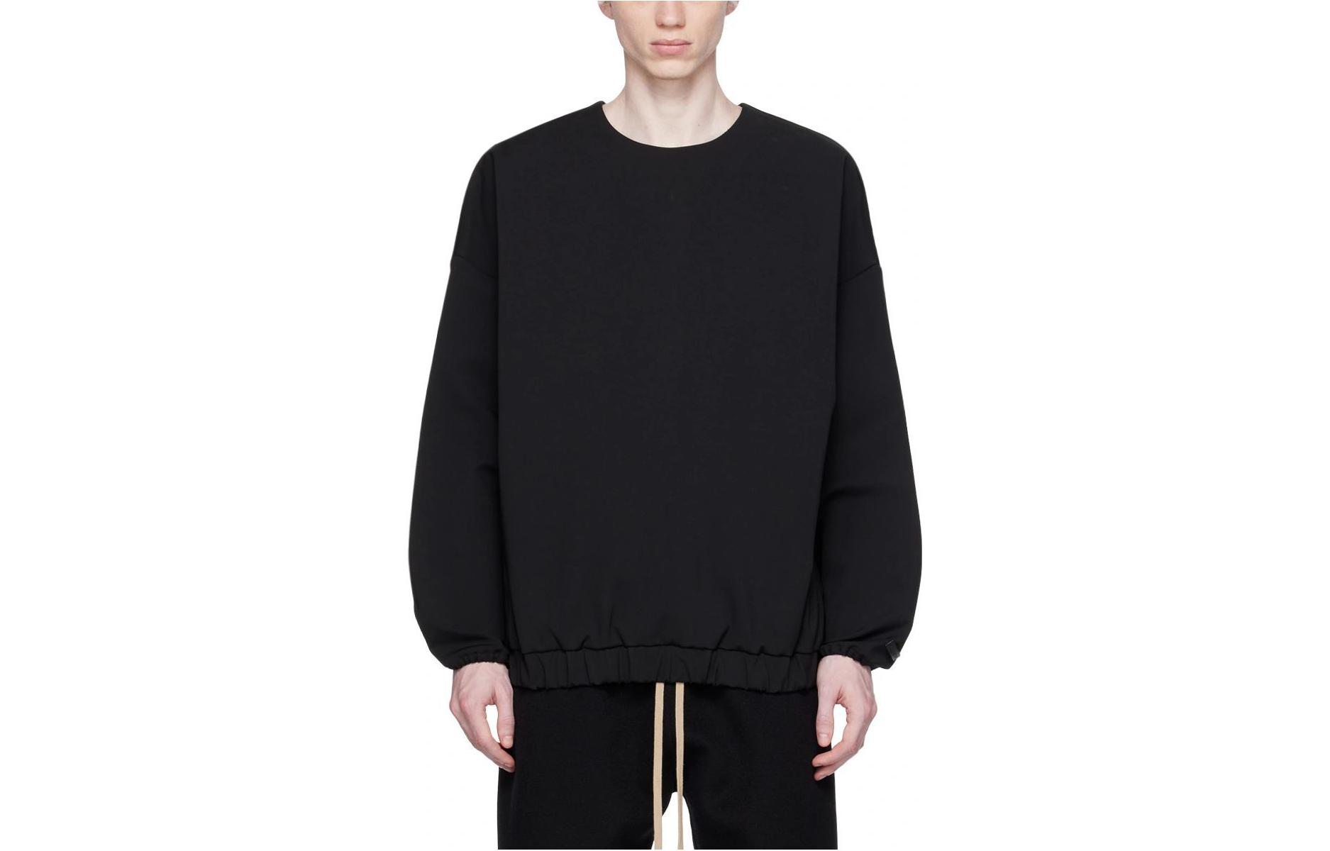 FOG SS23 Eternal Stretch Viscose Sweatshirt Black Pullover FOG-SS23-733