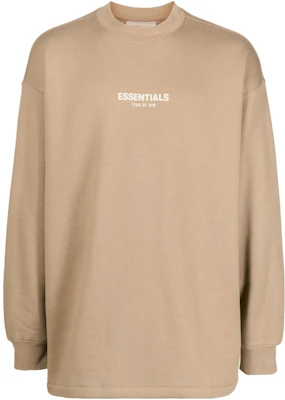 Fear of God SS23 Logo印花厚款圆领卫衣 焦糖棕 男士 192BT212075F Buy Fear of God SS23 Logo印花厚款圆领卫衣 焦糖棕 男士 192BT212075F