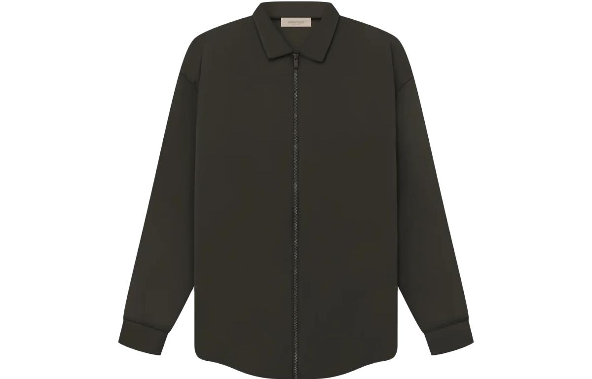 Fear of God SS23 Nylon Shirt Jacket Off Black - Heavyweight Windbreaker FOG-SS23-070