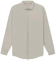 Fear of God SS23 Nylon Zip Shirt Jacket Seal Grey - Windproof Overshirt FOG-SS23-068 Fear of God SS23 Nylon Zip Shirt Jacket Seal Grey - Windproof Overshirt FOG-SS23-068