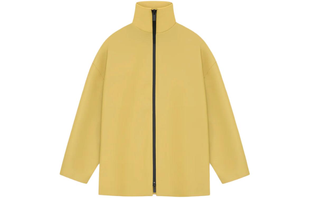 FOG SS24 8th Collection Rubberized High Neck Jacket Tuscan Unisex FG830-408RUB-720