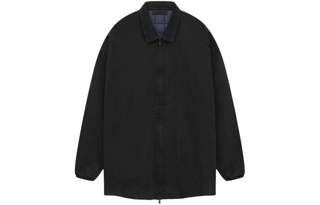 FOG SS24 Drop 2 Filled Shirt Jacket Overdye Black Denim Heavyweight Jacket 202SP244591F