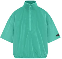 Fear of God SS24 Drop 2 Half-Zip Mockneck Shirt Mint Leaf Heavyweight Pullover 186SP244052F Fear of God SS24 Drop 2 Half-Zip Mockneck Shirt Mint Leaf Heavyweight Pullover 186SP244052F