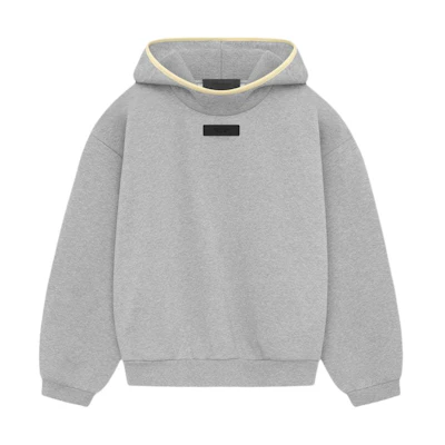 FOG SS24 Drop 2 Hoodie Light Heather Grey Heavyweight Pullover 192SP242056F