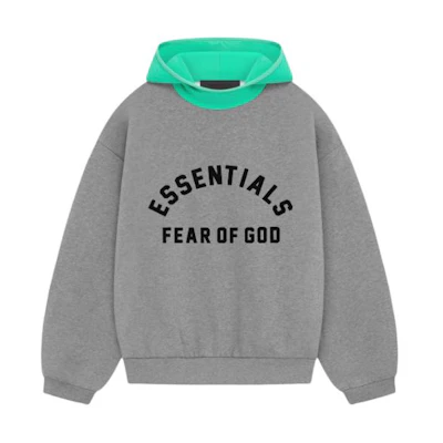 FOG SS24 Fleece Hoodie Mint Leaf Pullover Sweatshirt 202SP244312F