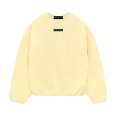 FOG SS24 Garden Yellow Crewneck Fleece Sweatshirt Casual Heavyweight 192SP244701F