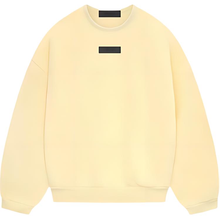FOG SS24 Garden Yellow Heavyweight Crewneck Sweater Long Sleeve 192SP244681F
