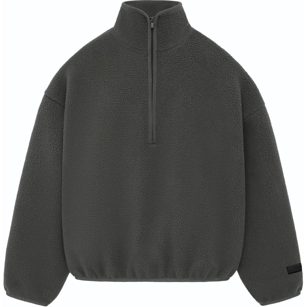 FOG SS24 Half-Zip Mockneck Fleece Sweatshirt Ink Black Heavyweight 202SP244270F