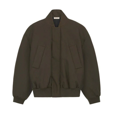 FOG SS24 Heavy Twill Bomber Jacket Olive Unisex Season 8 FG830-320WCT-311