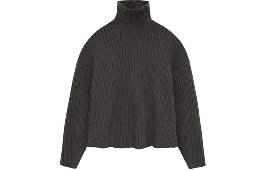 Fear of God SS24 Heavyweight Turtleneck Sweatshirt Ink Black 192SP244590F