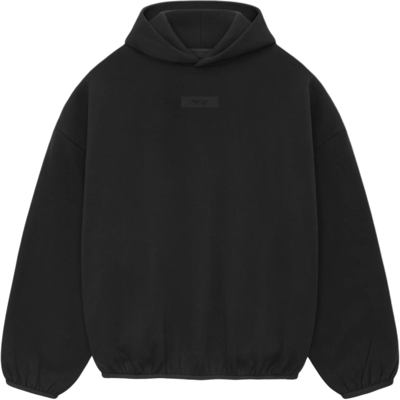 FOG SS24 Hoodie Black Pullover - Loose Fit Fleece Hoodie in Black 192SU242050F