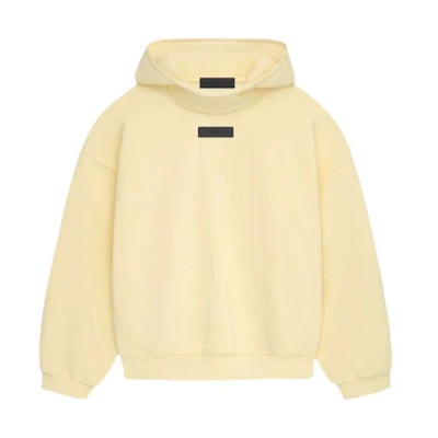 FOG SS24 Hoodie Garden Yellow Pullover Letter Logo Heavyweight Menswear 192SP242051F