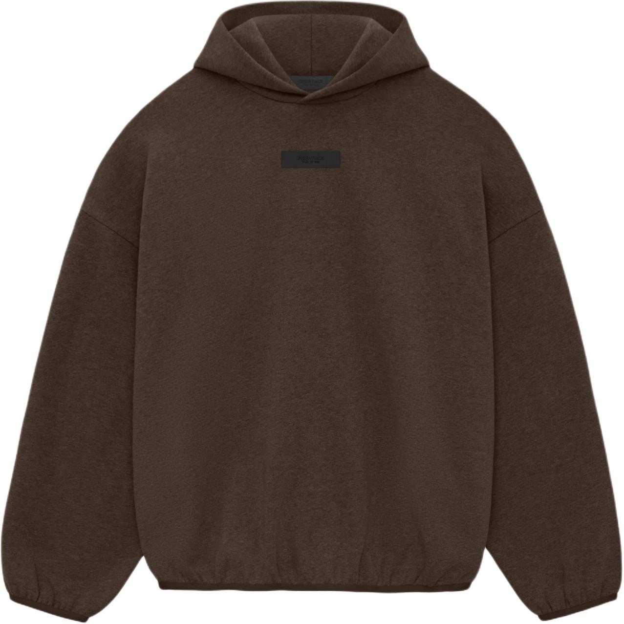 FOG SS24 Hoodie Heather Wood Pullover Fleece Hoodie Brown/Heather Wood 192SU242052F